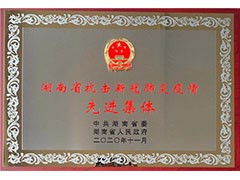 海利常德公司榮獲“湖南省抗擊新冠肺炎疫情先進集體”、彭長春獲“先進個人”